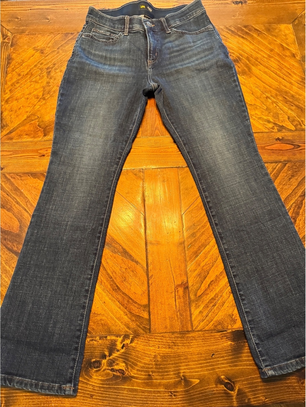 Lee Regular Fit Bootcut Mid Rise Flex Motion Jeans Size 8 S